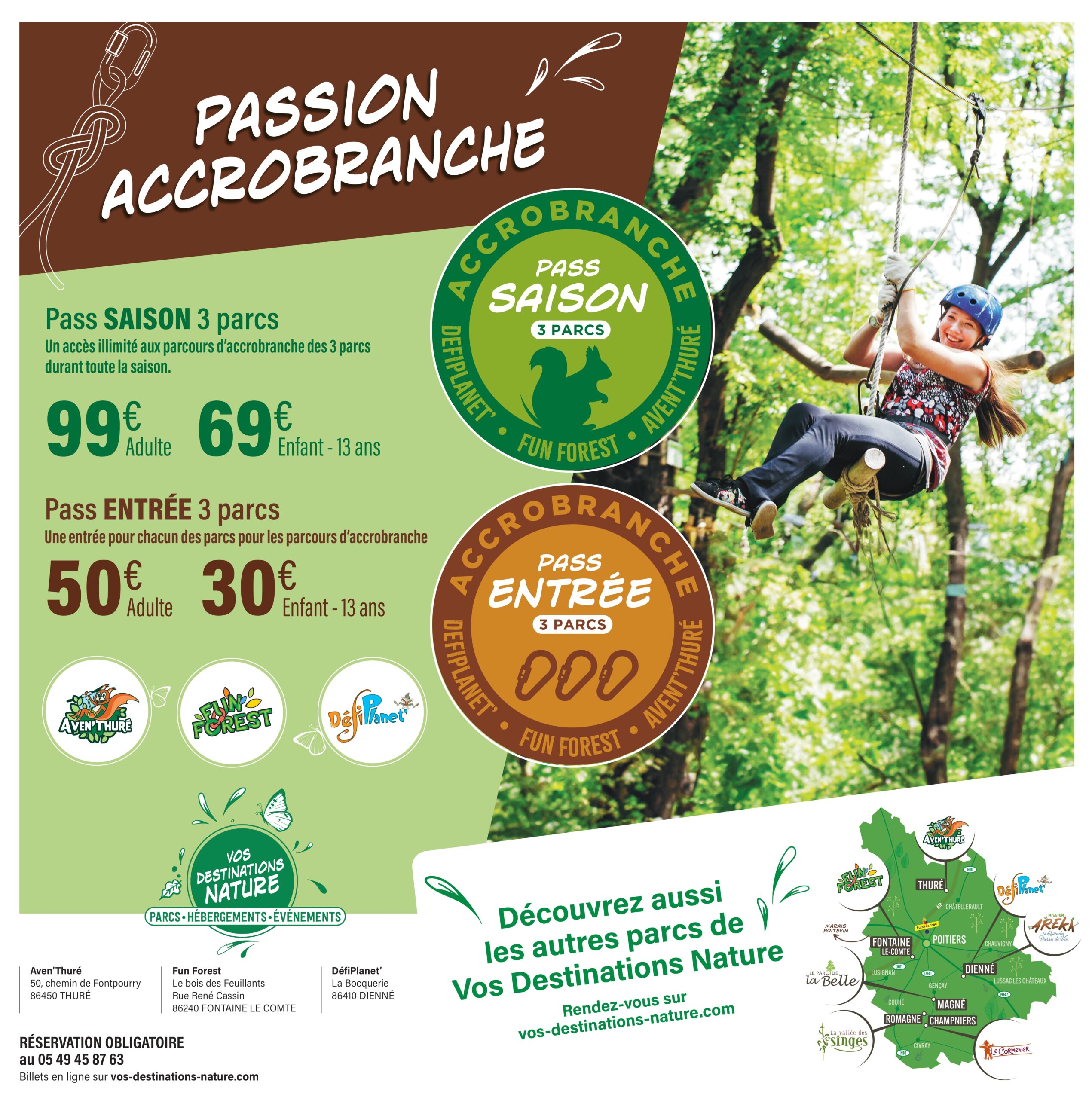 Pass accrobranche
