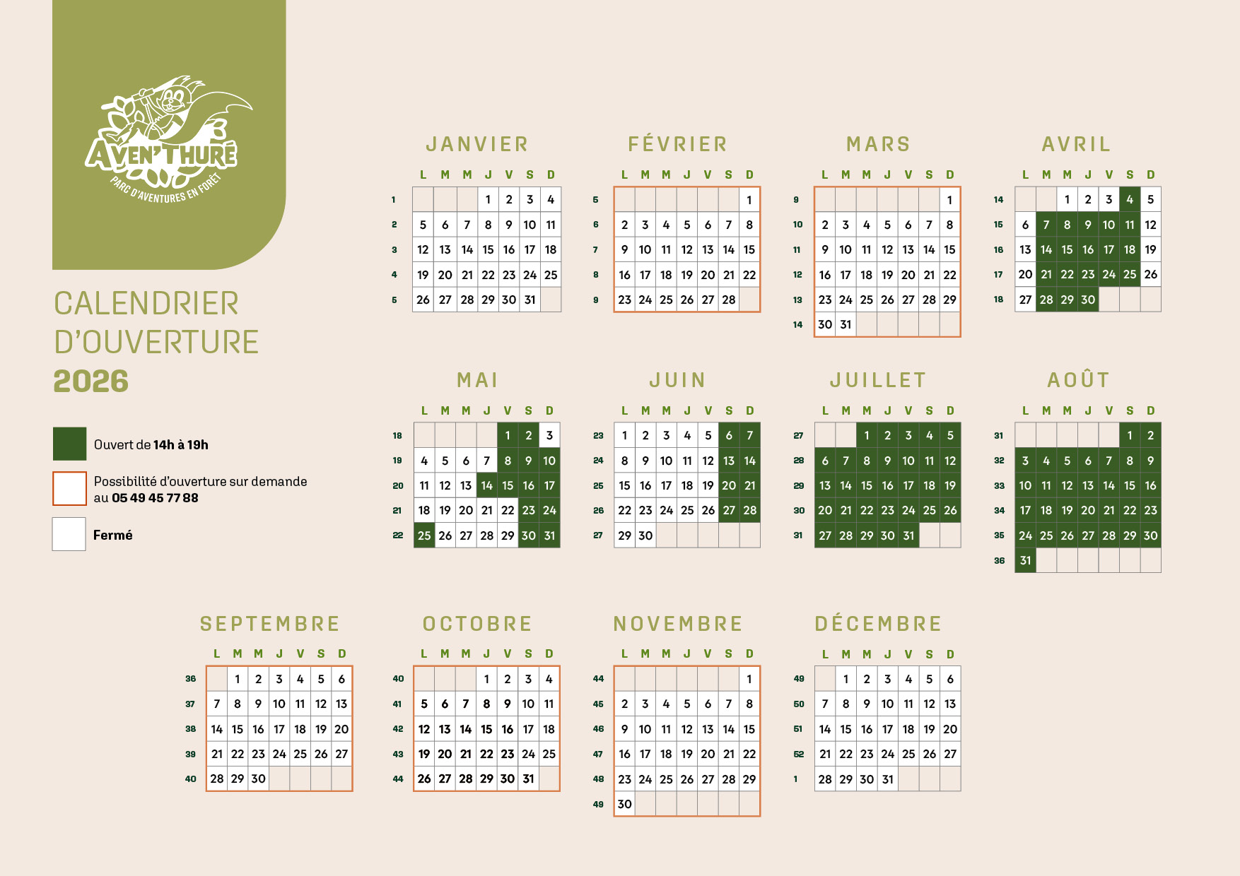 Réouverture parc Aven'Thuré